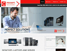 Tablet Screenshot of cpromptsolutions.in